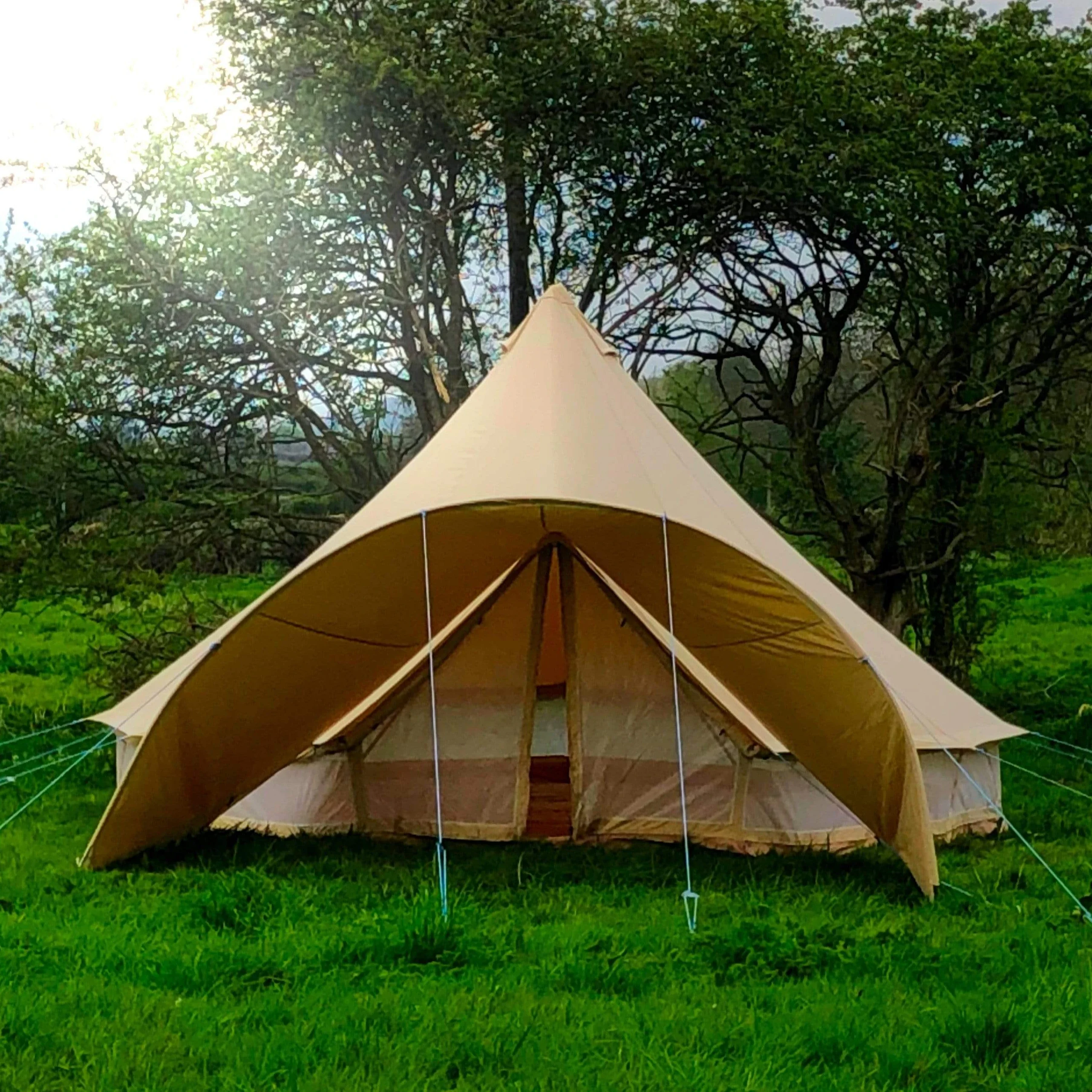 

CUCKOO Large Ripstop Tarp Shelter Tents Sunshade Camping Ultralight Tarp Rain for Bell Tent