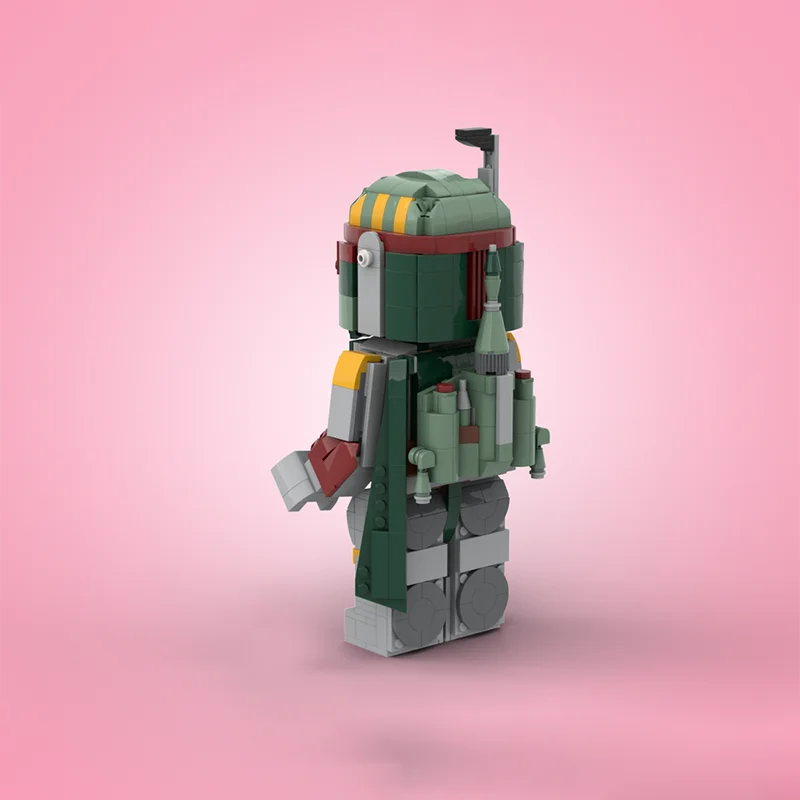 917 Uds. MOC Bounty Hunter Up minifigura a escala minifiguras coleccionables bloques de construcción juguete de Navidad regalo construcción adolescente