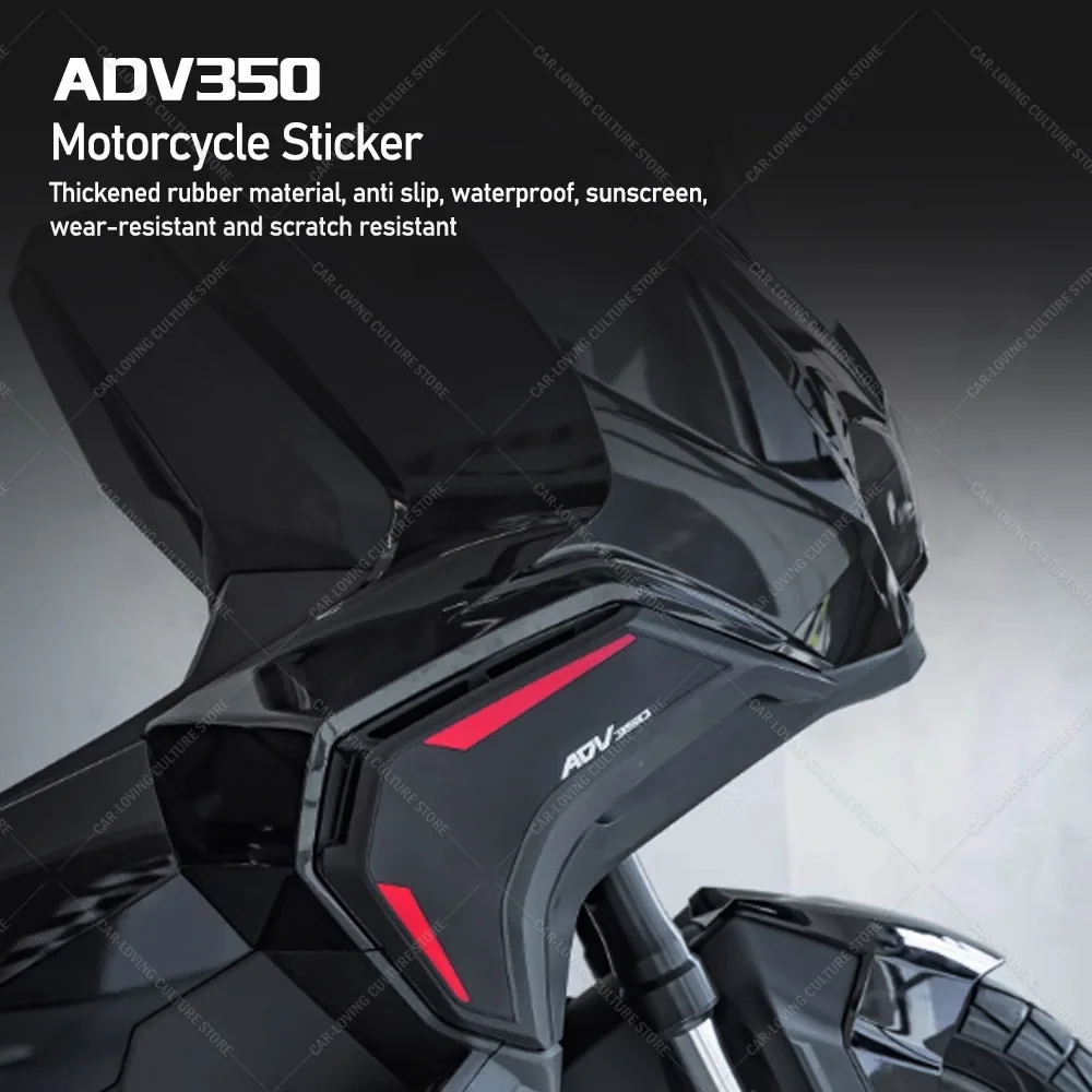 

NEW For ADV350 adv350 Motorcycle Accessories Rubber Front Both Sides Kits Protection Thicken Stickers Body Anti Slip Protection