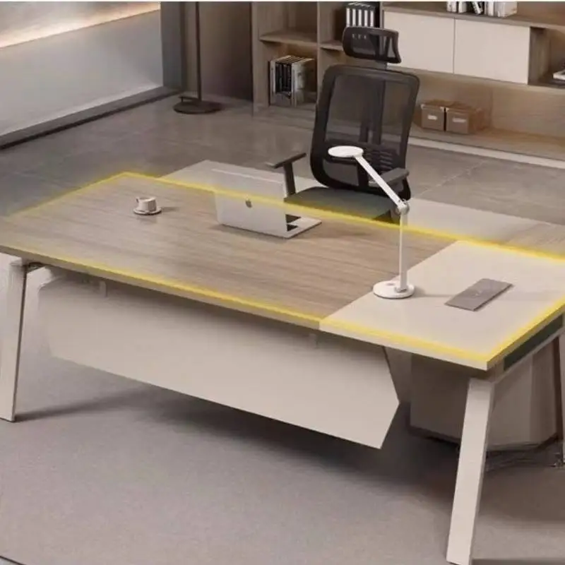 Bureaux de bureau Vintage uniques, tiroirs d'angle simples et solides, bureaux de bureau modernes et bon marché, Table de Station de travail de luxe