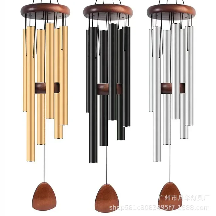 

Алюминиевая трубка, ветряные колокольчики, водонепроницаемая сосновая древесина, музыкальные колокольчики, алюминиевый продукт, подвесное звуковое украшение комнаты