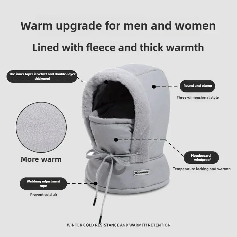 سميكة الدافئة الخريف الشتاء للجنسين الصياد قبعة الصوف اصطف قبعة تزلج مع الأذن رفرف للرياضة في الهواء الطلق ركوب الدراجات المشي لمسافات طويلة الشتاء والعتاد