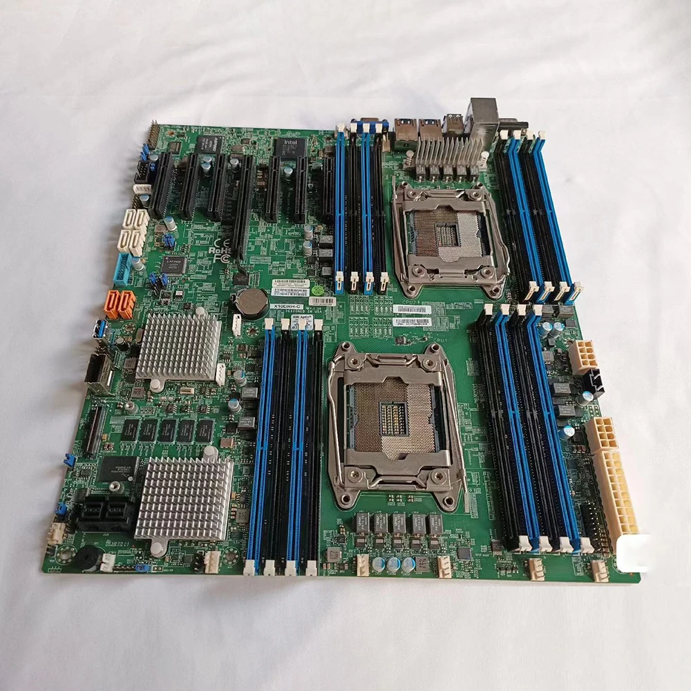 X10DRH-C For Supermicro Two-way Server Motherboard Xeon E5-2600 v3/v4 Family  LGA 2011 DDR4