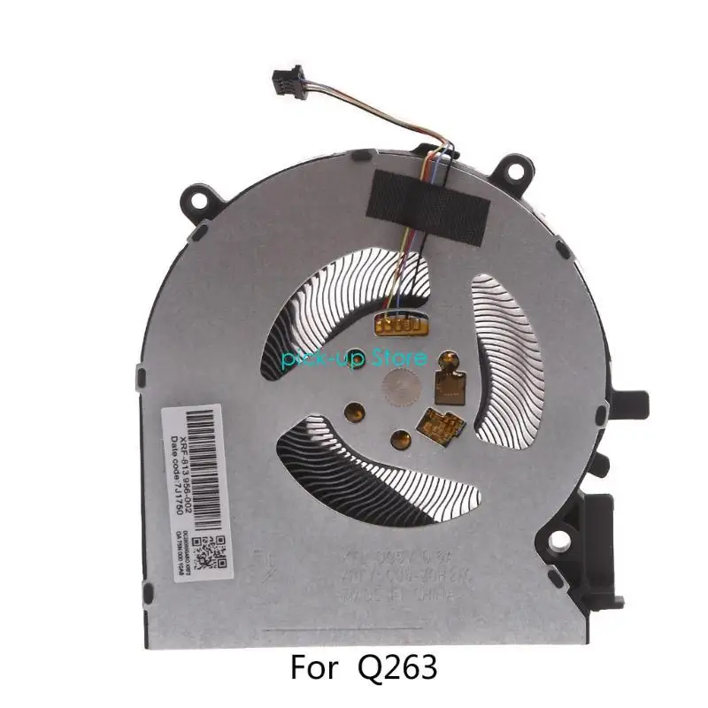 Q5WA CPU GPUラジエーターDC 5V 4ピン4ワイヤラップトップクーラーファンHP Victus 16-D 16-E TPN-Q263 TPN-Q264 EG75070S1-C700 C710 S9A