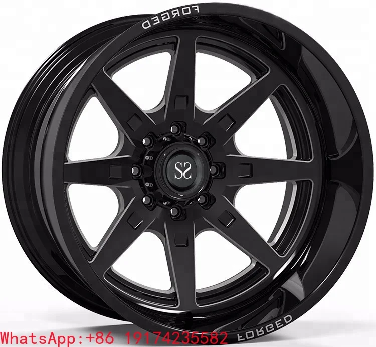 

4x4 Alloy Forged Wheels, Aluminum Pcd 5x114.3 Gloss Black Barrel Rims