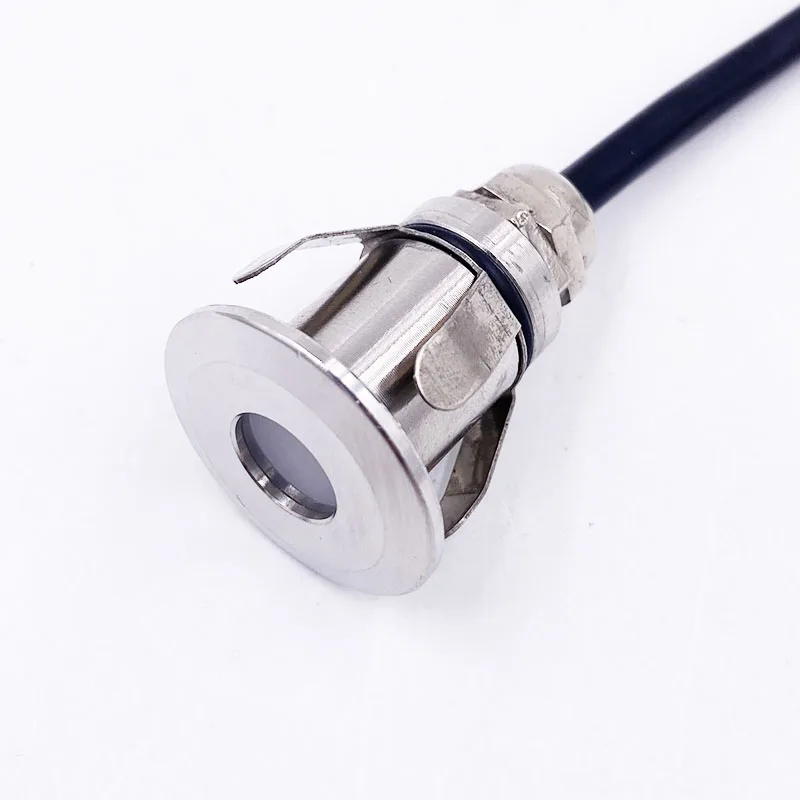 Embedded Mini LED Spotlight IP67 Waterproof Outdoor Landscape Floor Light 0.5W 12V Deck Path and Garden stair step Recessed Lamp image 3