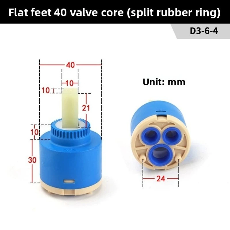 주방 싱크 수도꼭지용 세라믹 카트리지 - 25/35/40mm, 온수기 혼합 밸브 수리 부품