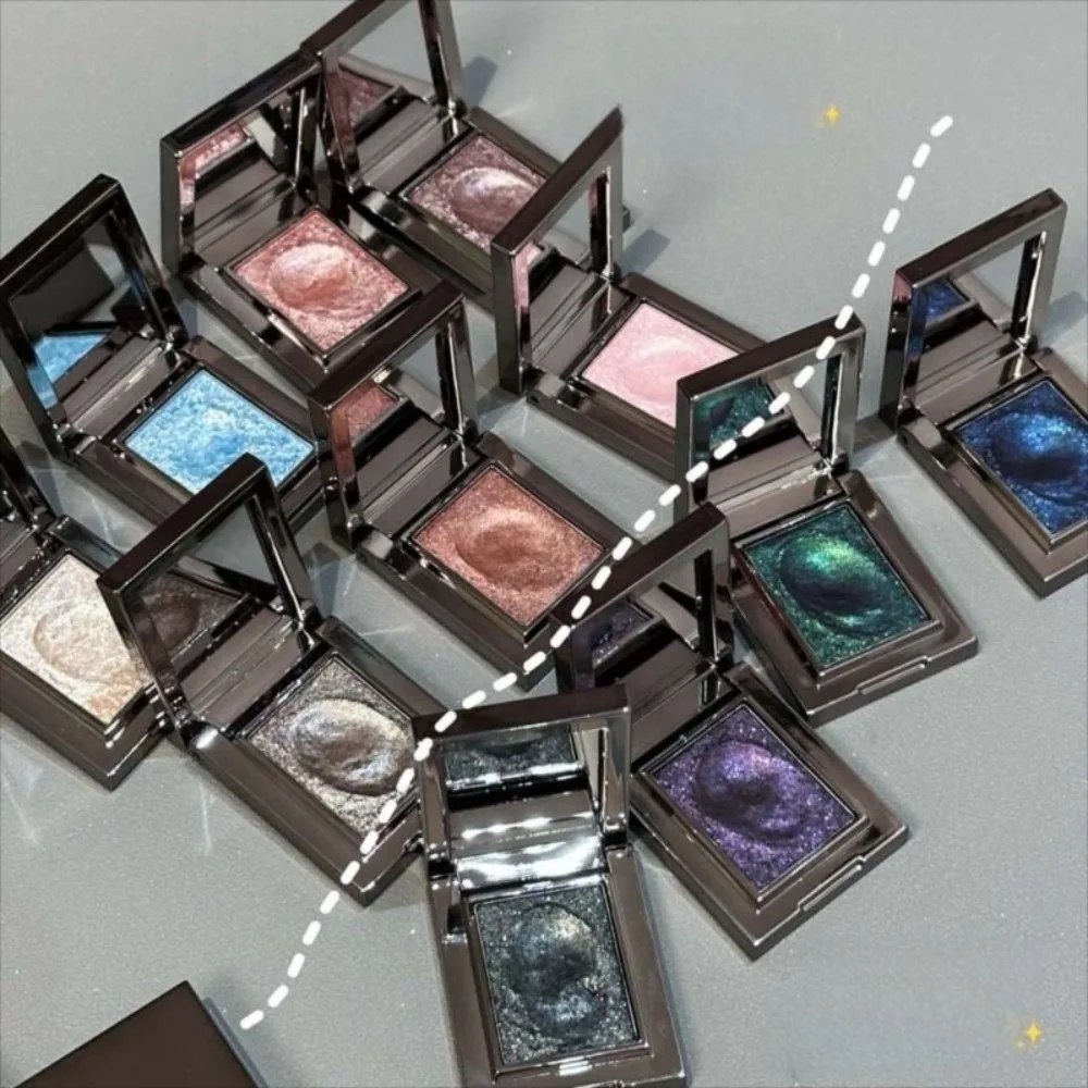 新しいポテトグリッターブルーアイシャドウメタリックダイヤモンドハイライトアイシャドウ明るくするパープルグリーンアイメイク女性化粧品