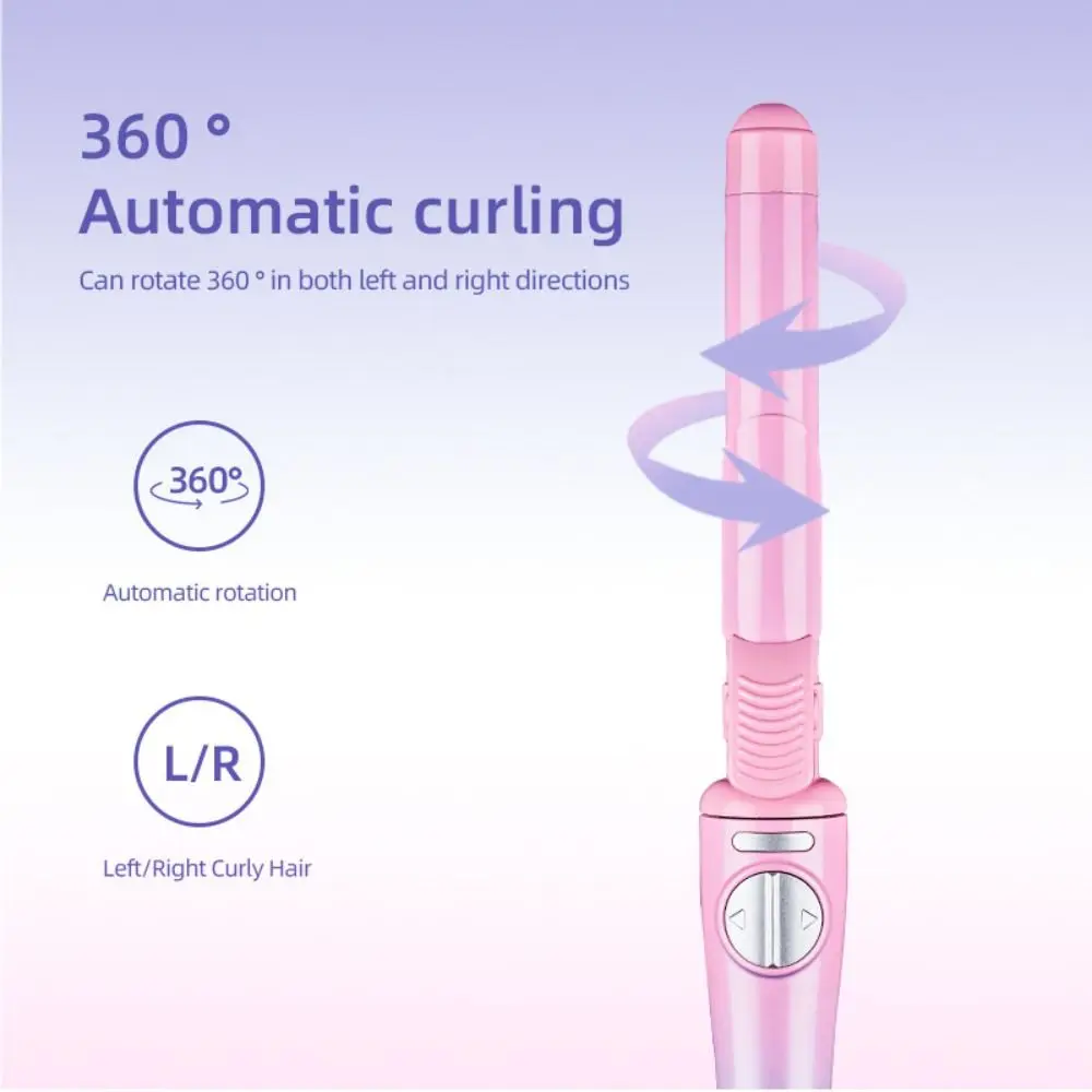 Gradient Electric Hair Curler Large Wavy 360° Automatic Rotation Automatic Two-Way Hair Curler Inward Curling Quickly Heating