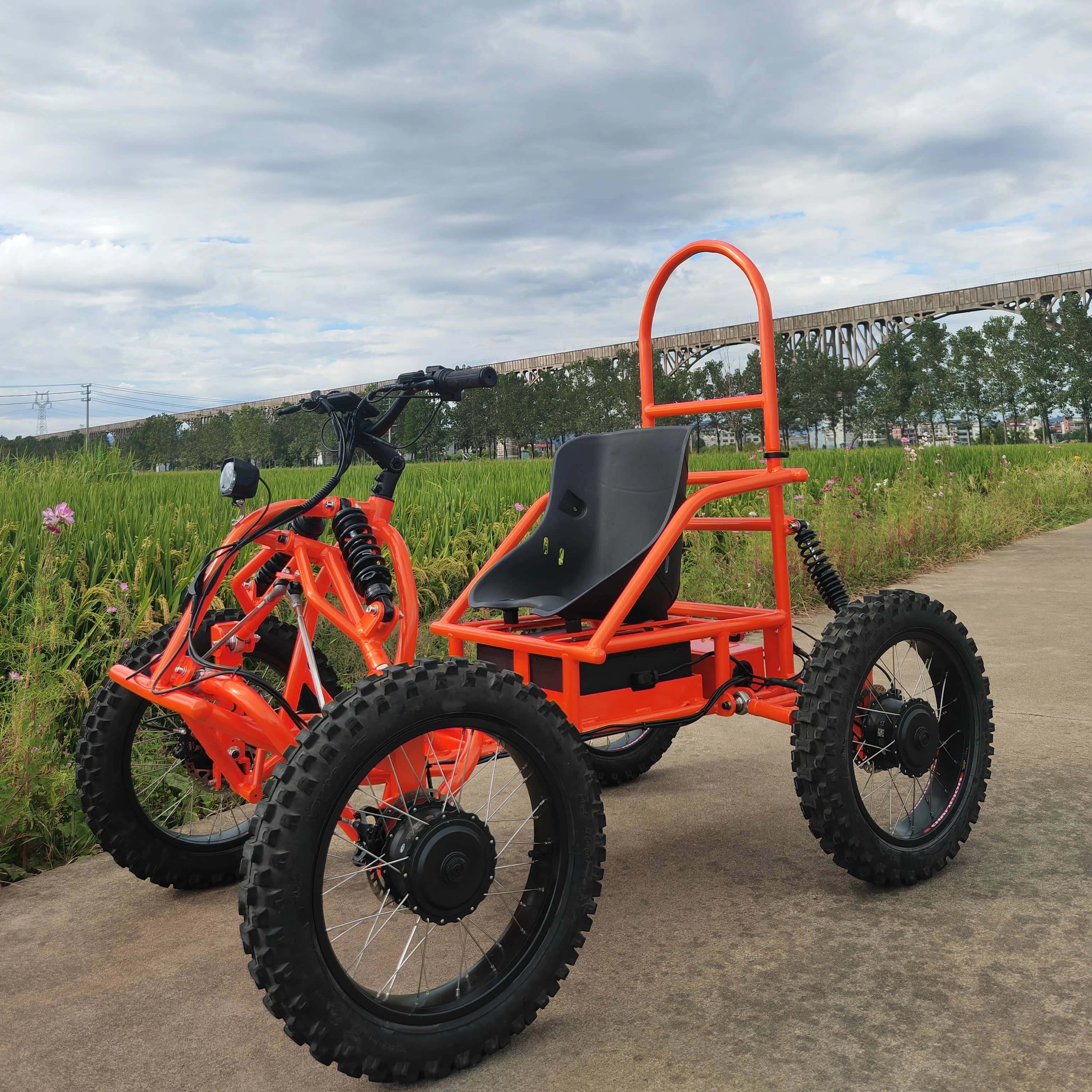 Elektrisches Allradantrieb für Erwachsene, Rennen, Geländewagen, Quad-Motorrad, ATV/UTV/SSV