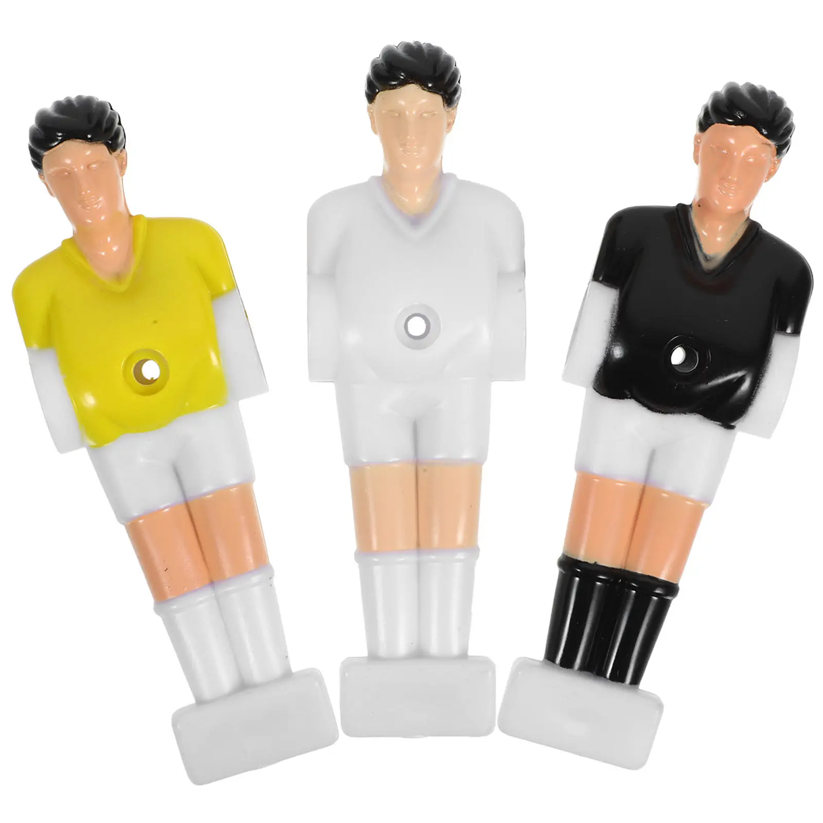

3pcs Foosball Players Tabletop Soccer Figures Replacement Parts For Football Machine Durable Desktop Accessories