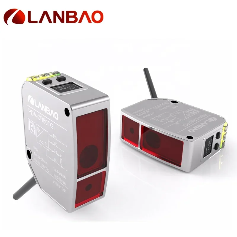 Lanbao 85mm Sensor De Desplazamiento 30vdc Standard Laser Displacement Sensor