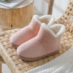 Comwarm stivali invernali caldi in cotone peluche da donna stivali da neve sfocati in pelliccia antiscivolo all'aperto Casual Comfort soffici scarpe in cotone da casa