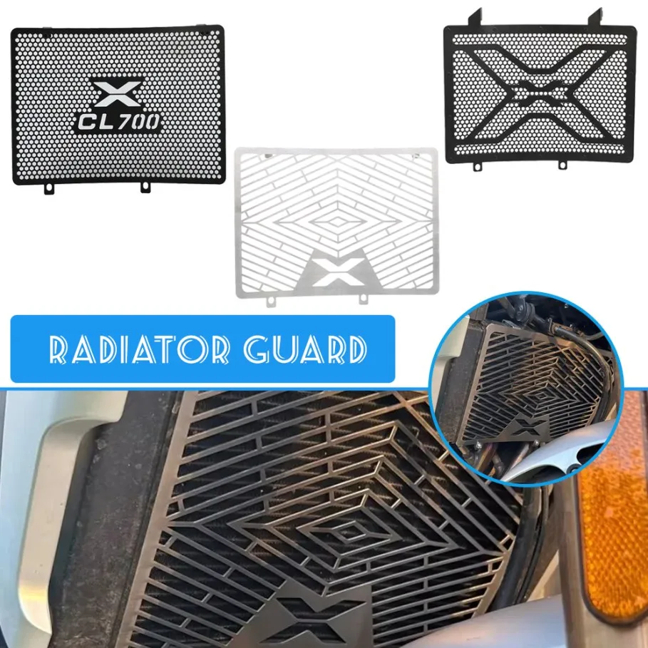 

For CFMOTO CF MOTO 700 CL X 700 CLX 700 CLX700 SPORT ADVENTURE HERITAGE 2020-2025 2024 Radiator Guard Protector Grille Cover