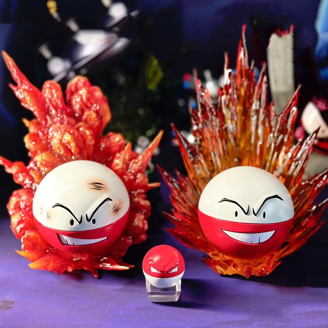 3-10.5 センチメートルアニメフィギュアポケモン電極とボルトールブアクションフィギュア Pvc コレクションモデルのおもちゃ子供のためのギフト