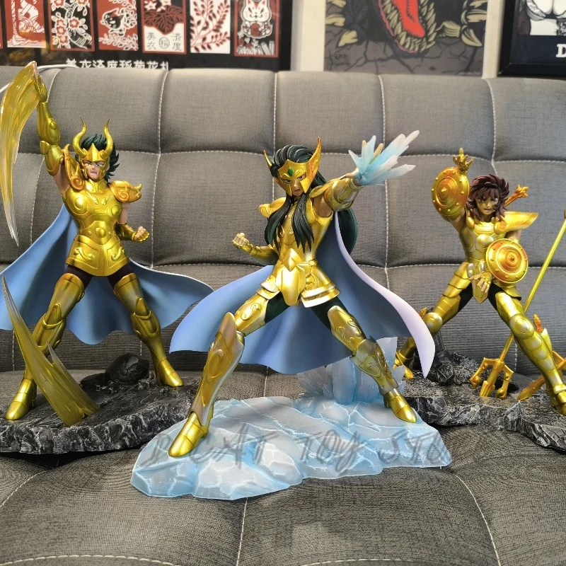 Genuine Saint Seiya Action Figure Bntsh Ichiban Kuji Anime Figure Virgo Shaka Leo Aiolia Scorpio Milo Desktop Decoration Gifts