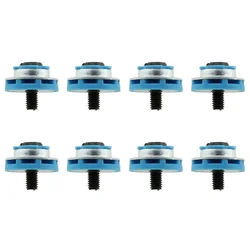8Pcs Hard Drive Mounting Screws Isolation Grommet Mute Mounting Screws for HP 2.5 Inch HDD