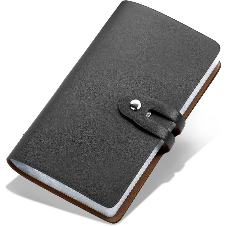 

Leather Business Card Organizer RFID Blocking Credit Card Holder Professiol Business Card Holder and me Card Book Credit Card C