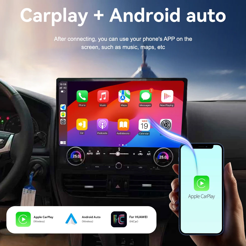 

16.8 Inch Wireless Carplay Android 13 Screen For Toyota Land Cruiser Prado 120 2002-2009 Car GPS Navigation Head Unit Multimedi