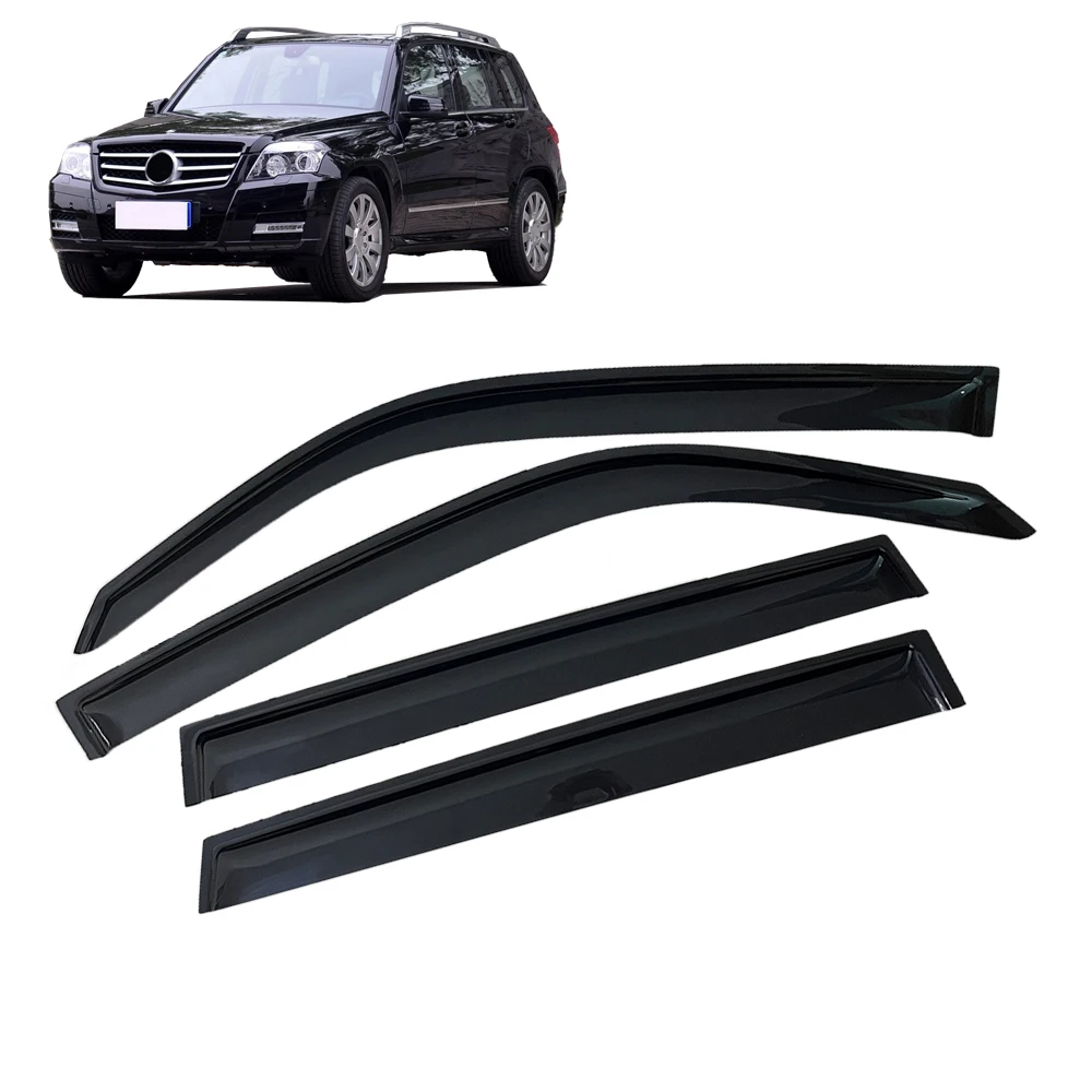 

Window Visor for MERCEDES-BENZ GLK-CLASS X204 2010 2011 2012 2013 2014 2015 2016 Wind Deflectors Rain Guards Door Visor Vent