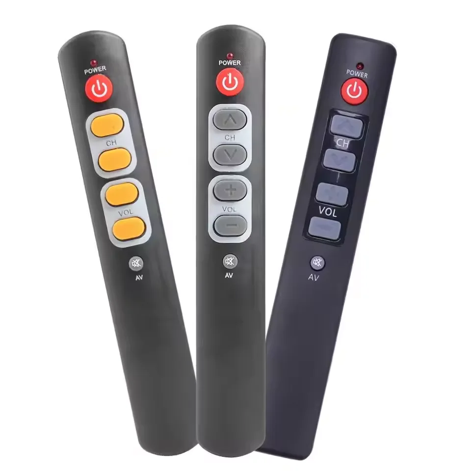 Copia de control remoto IR para TV STB DVD VCR Universal 6 botones grandes Control remoto de aprendizaje programable electrónica accesorios para el hogar inteligente
