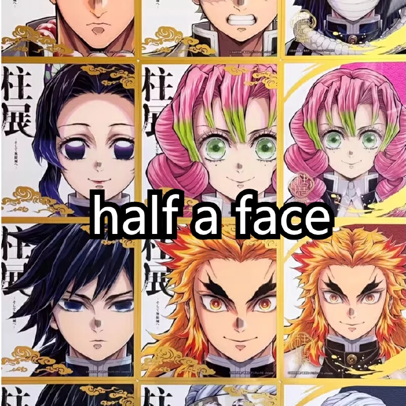 

Новая прозрачная цветная бумага Demon Slayer, аниме, коллекция периферийных устройств Giyu Tomioka Shinobu Kocho Mitsuri Kanroji, игрушки в подарок