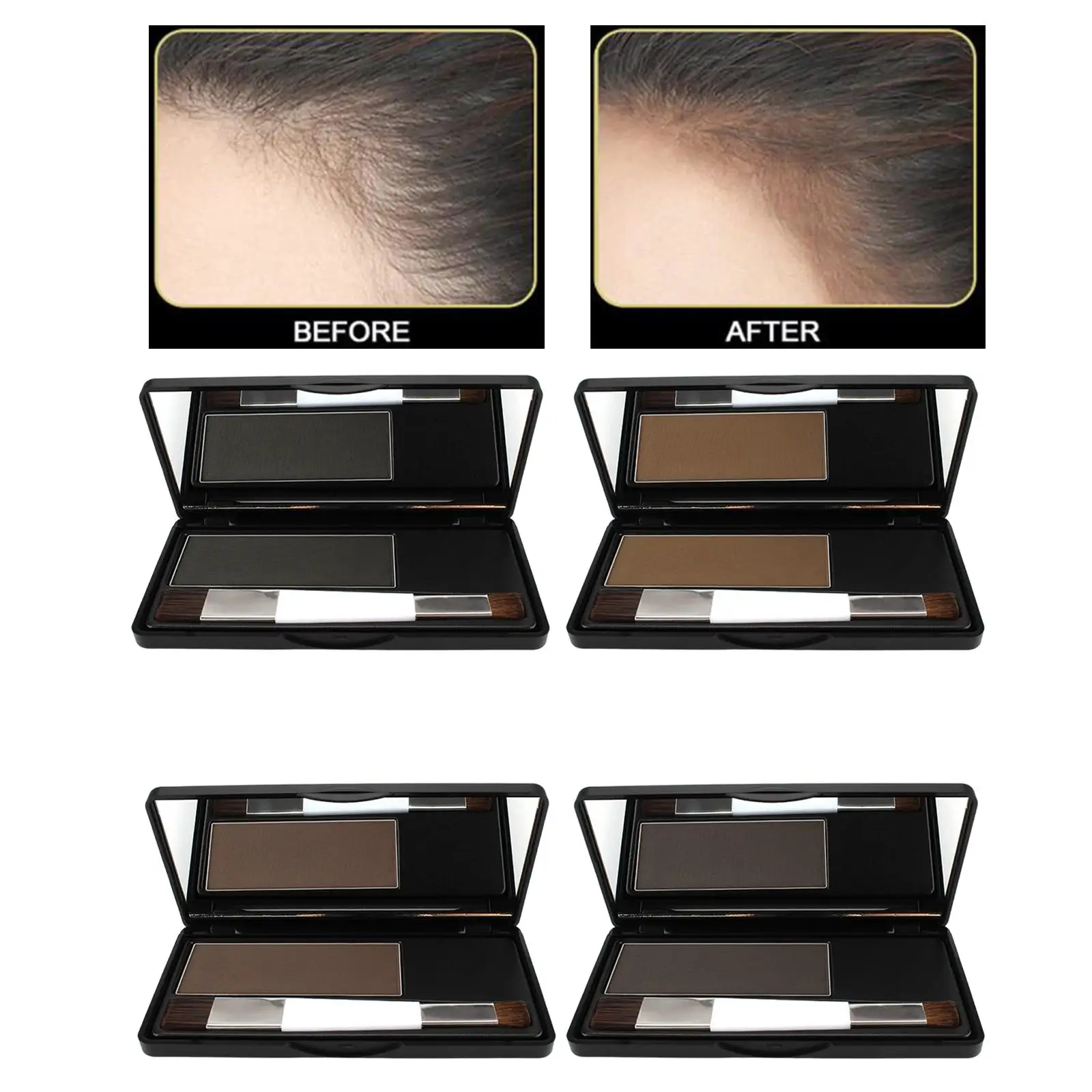 Hair Filling Powder Instantly Cover up Hair Line Shadow for Thinning Hair