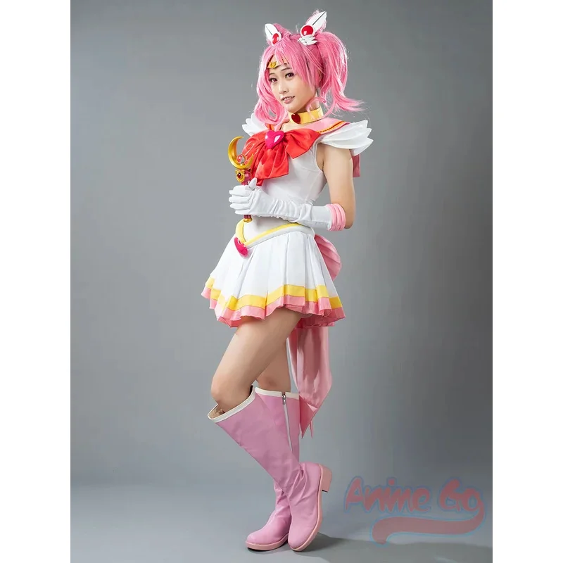 Anime Sailor Super S Film Sailor Chibiusa Rini Cosplay Costumes mp001409