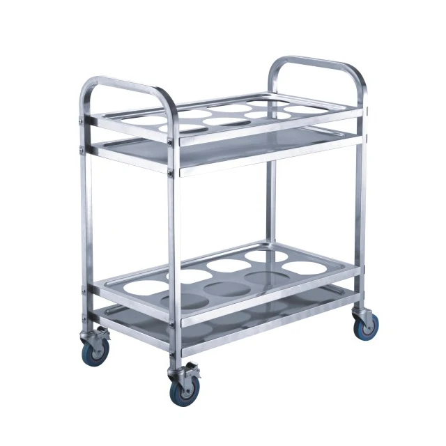 Hotel Use Stainless Steel Bottle Trolley,kettle Cart,kettle Trolley For Snow Ice Maker