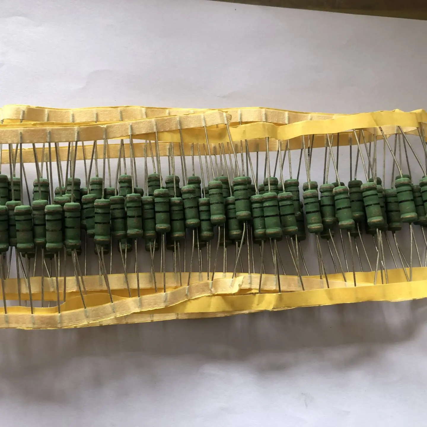 5PCS RX21 5W wire wound resistor 5W 0.1R-10K Ohm flat wire heat dissipation power resistor
