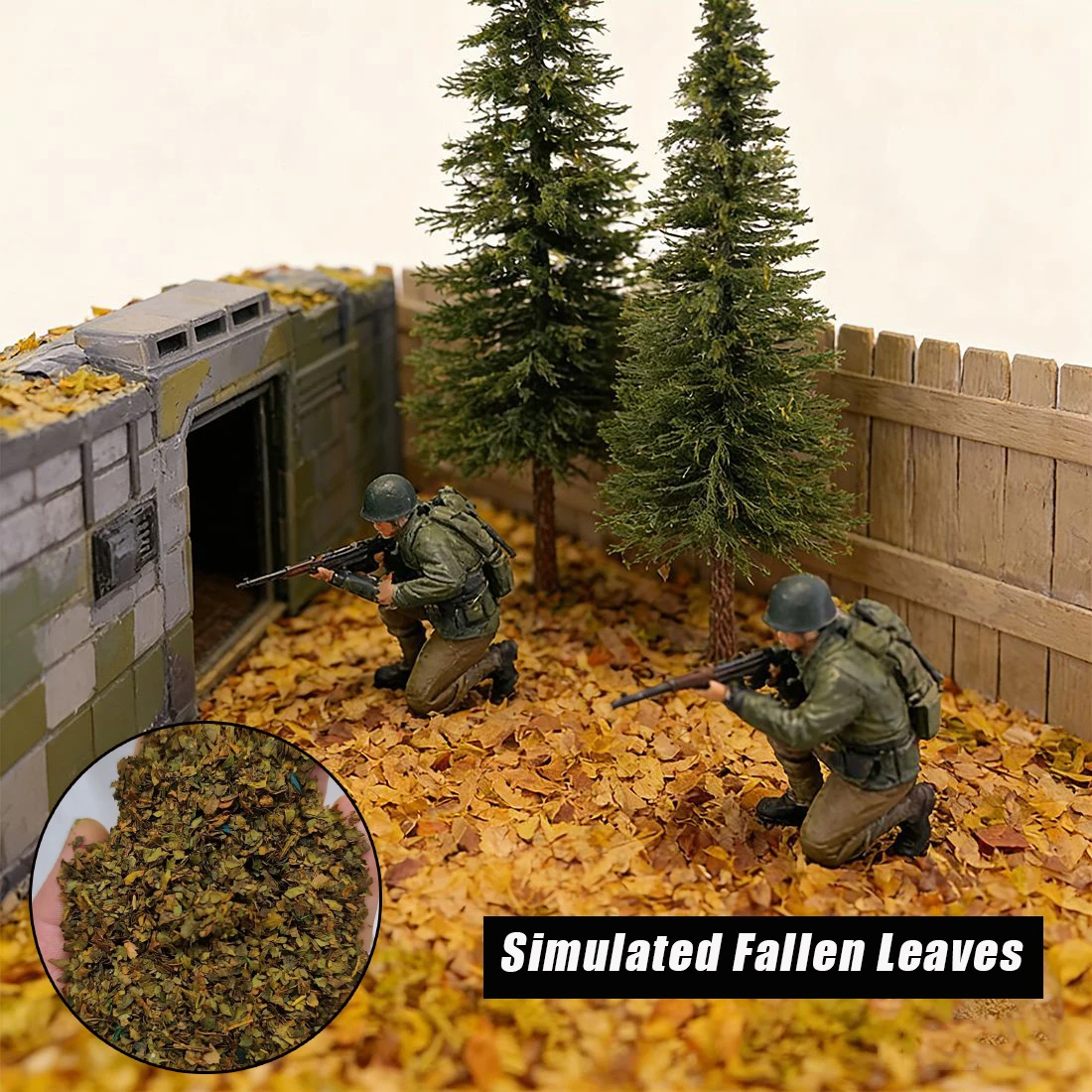 

DIY Miniature Leaf 20G Micro Landscape Simulation Fallen Leaves Model For Railway/Military/Sand Table/Garden Decor Accessories