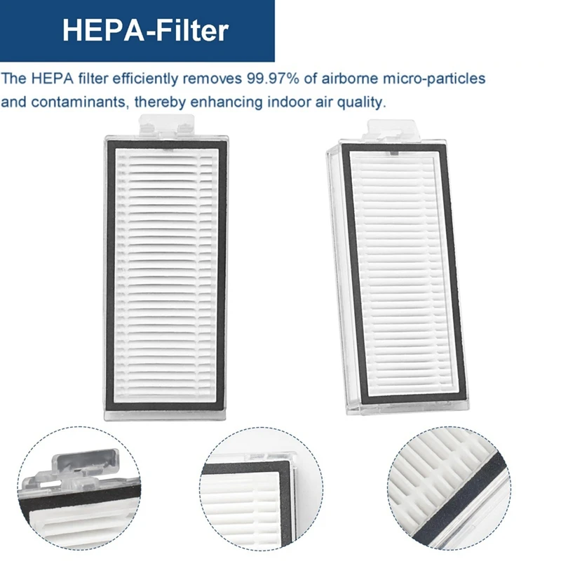 Para Roborock Q8 Max + Q8 Max,Q5 Pro Q5 Pro + piezas de aspiradora cepillo principal almohadillas de fregona