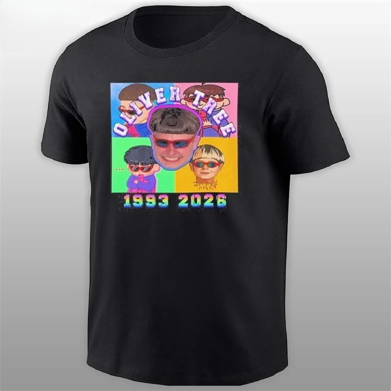 Oliver Tree Merch T-shirt Men Short Sleeve Tee Unisex Tops Causal Clothes Female Y2K Tops