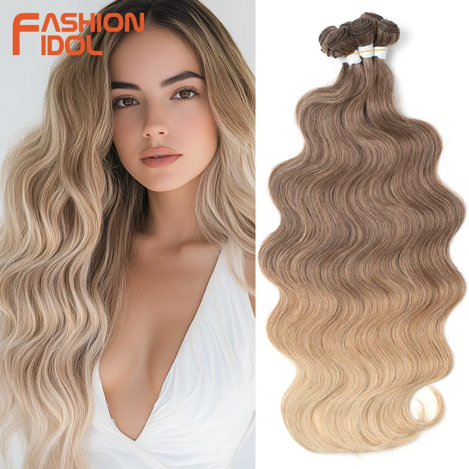 fashion-idol-cabelo-sintetico-ondulado-de-24-polegadas-300g-6-pecas-pacotes-de-cabelo-para-trancas-ombre-marrom-laranja-para-mulheres