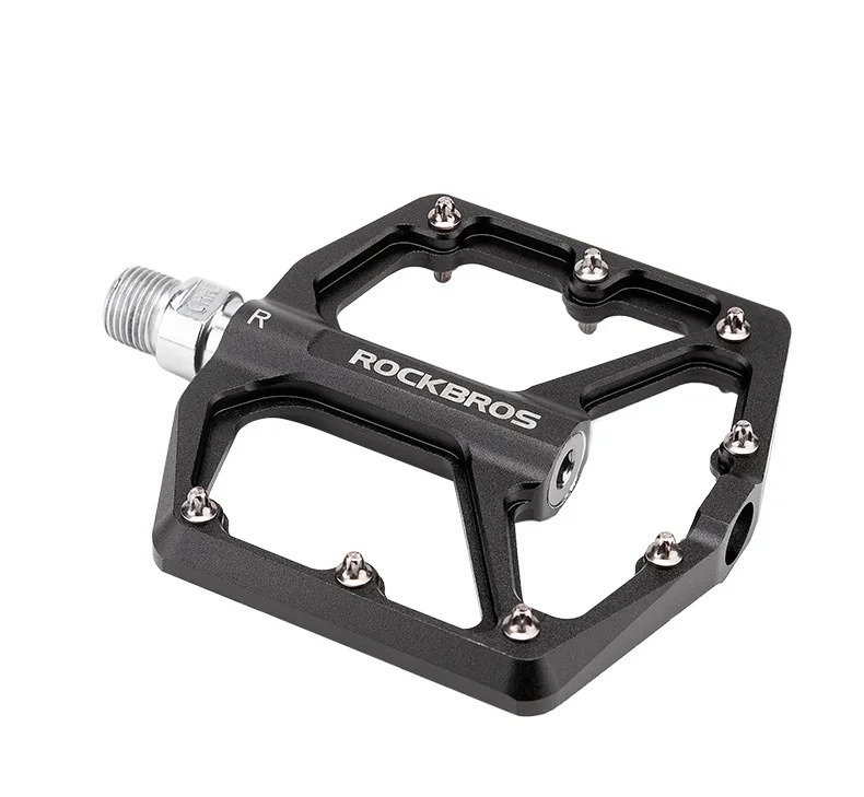 ROCKBROS Bike Pedale Aluminium Legierung Anti-slip Fahrrad Pedale Ultraleicht Versiegelt Lager einteiliges MTB Road Berg Radfahren pedal – Detail 8