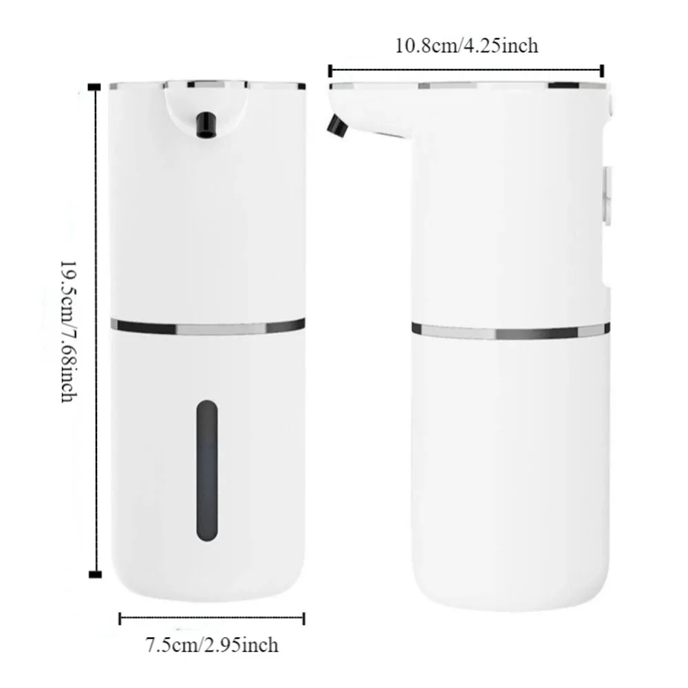 380 مللي موزع الصابون السائل الأوتوماتيكي الحائط القابلة لإعادة الشحن Touchless موزع حر اليدين موزع الصابون الكهربائي #6