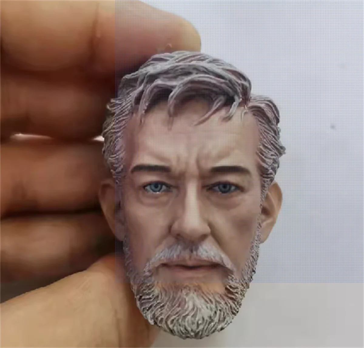 1/6 Scale Jedi Master Obi Wan Kenobi Head Sculpt Fit 12