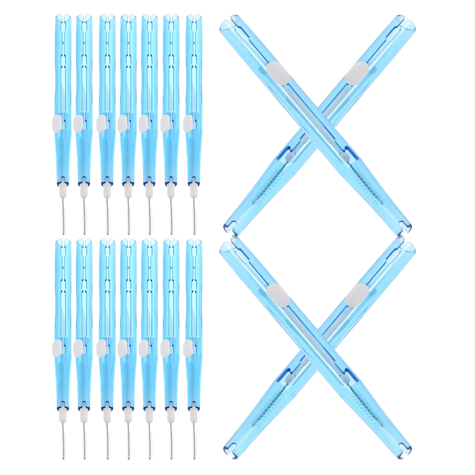 

50 Pcs Intelligent Mobile Phone Cleaning Tools Plastic Mini Brushes Cleaner for Speaker