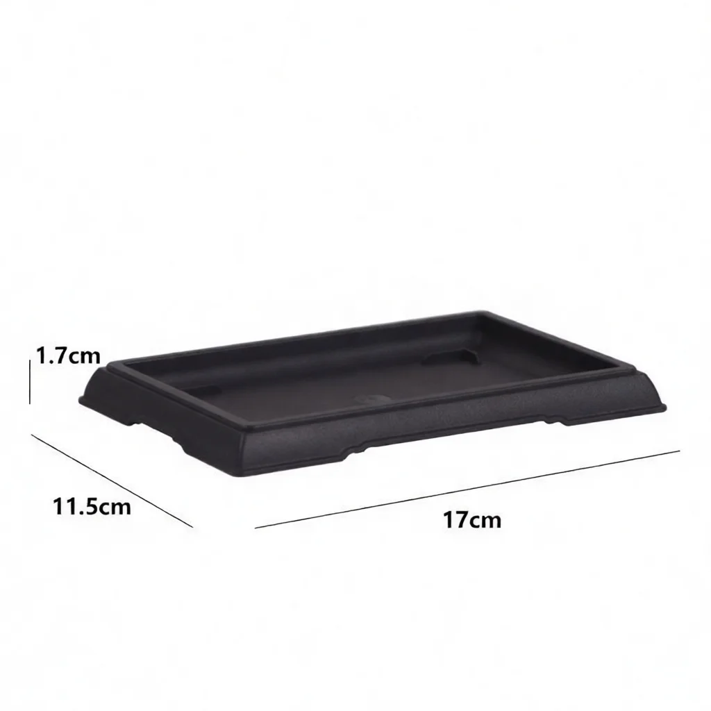 Purple Sand Bonsai Pot Plastic Succulent Container Durable Breathable Decorative Home Gardening Nursery Flower Pots