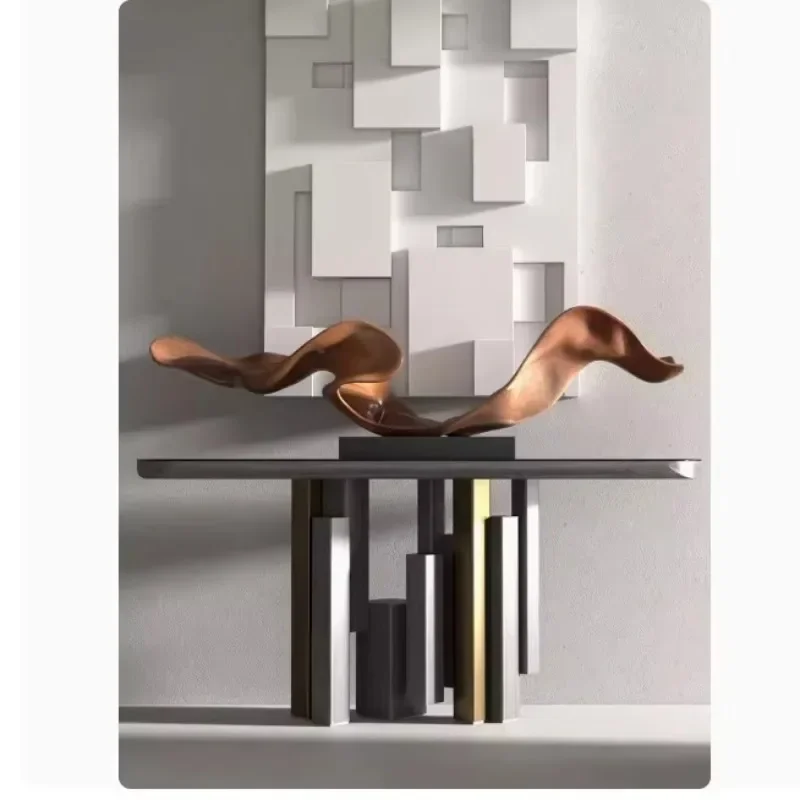 Modern abstract art sculpture, creative resin decoration, environmentally friendly front desk porch decoration, hotel sales