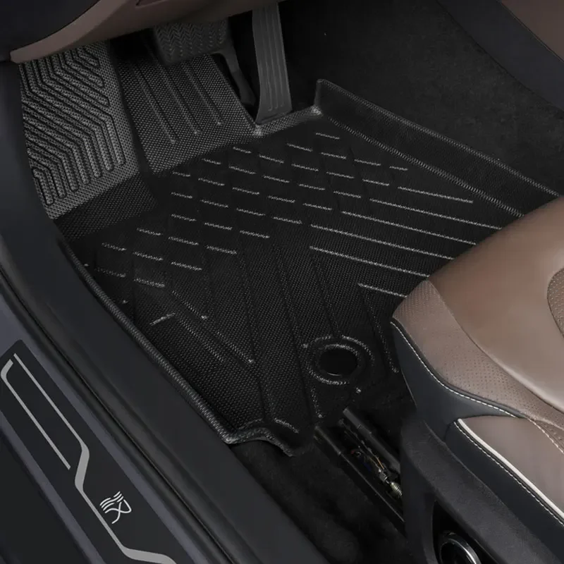 Для BYD HAN EV DMi 2023, автомобильные коврики, коврик в багажник, водонепроницаемый нескользящий коврик для ног, полностью окруженный с левым рулем, автомобильный аксессуар
