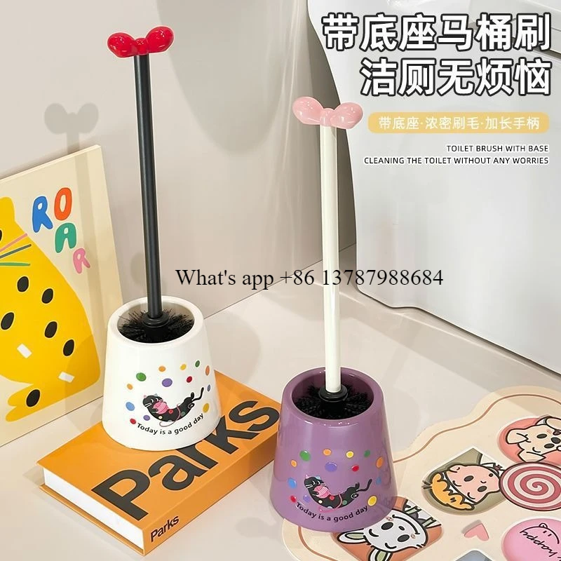 

Toilet Brush Household Toilet, Blind Spot Cleaning Long Handle Brush Cleaning Toilet Cleaning Brush Set
