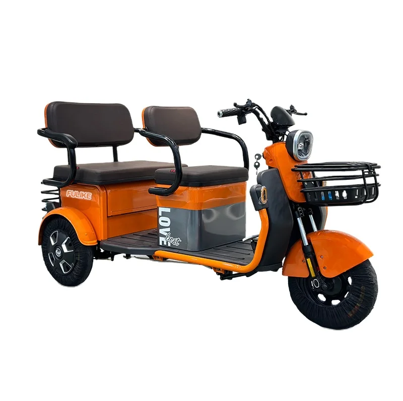 FULIKE Wholesale 3 Wheel Electric Leisure Scooter Tricycle 600W Adult Electric Tricycle For Passenger