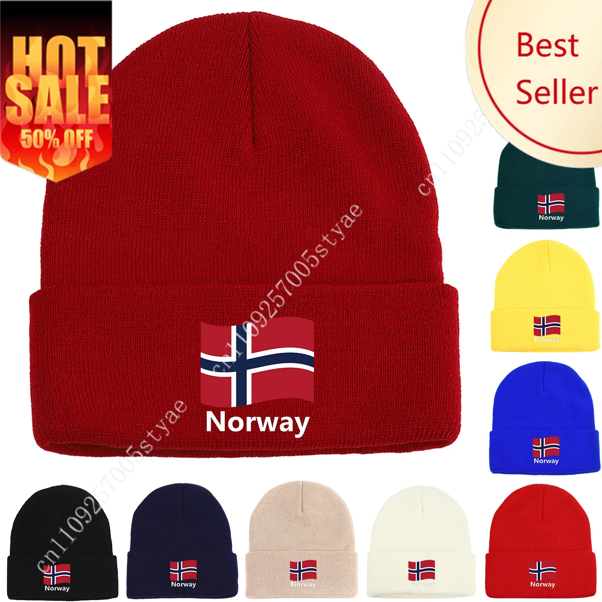 

Norway Flag Beanie Hat Men Women Knit Hats Soft Skull Cap Warm Winter Caps Cuffed Beanies Fashion Ski Hats Headwear Bonnet Hats