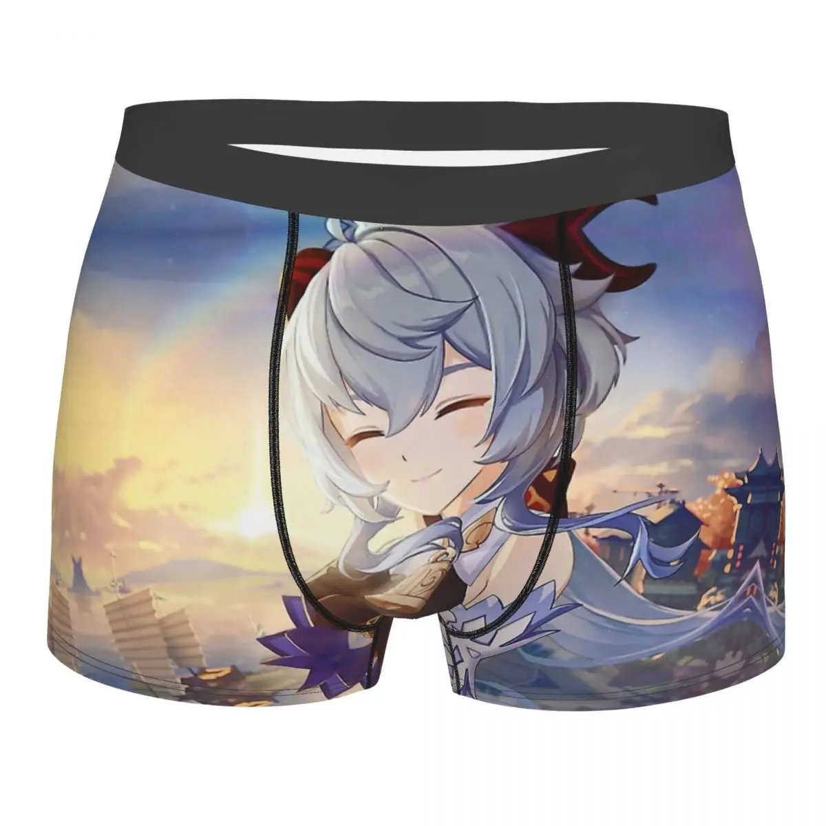 

Ganyu Sunshine Genshin Impact Mobile Game Underpants Homme Panties Male Underwear Comfortable Shorts Boxer Briefs