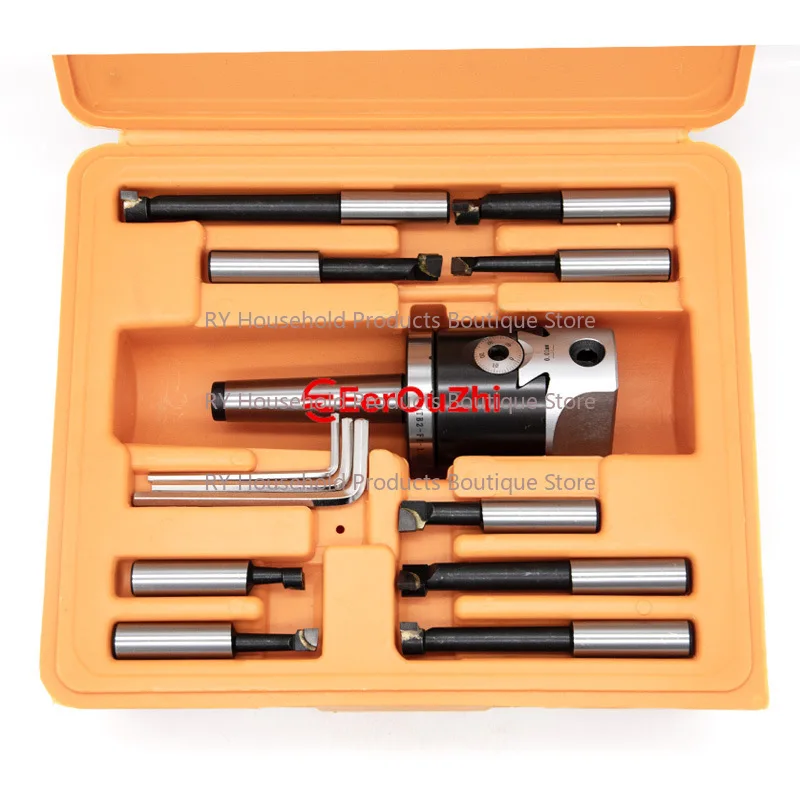 F1 Type Boring Machine Two Inches MT2 Set Morse Boring Connect the Outlet of the 2-Inch Boring Head