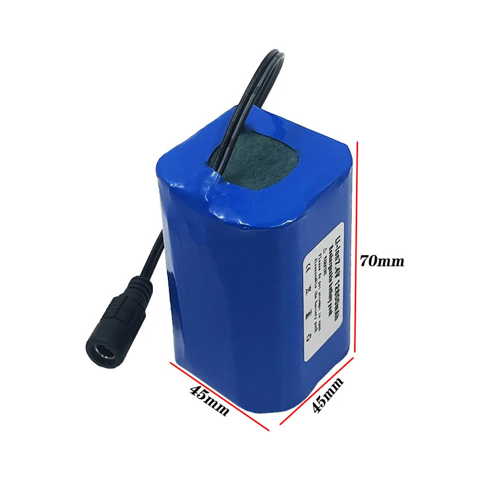 21700 Lithium Battery Used For T188 T888 2011-5 Remote Control Search Bait Boat Spare Parts RC Toy Accessories 2S2P 7.4V 12800mA