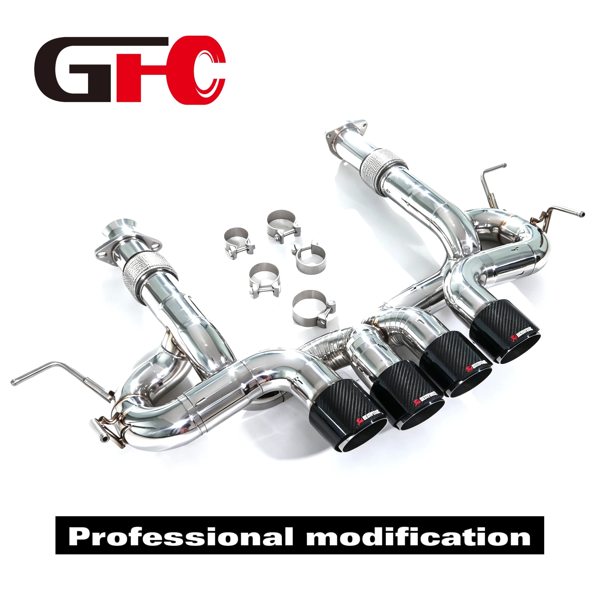 Exhaust  Pipe for 2026 Corvette C8 ZR1X  5.5L with 304 Stainless Steel High-performance Catback Exhaust System，Customizable