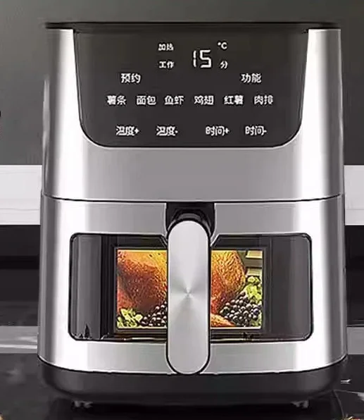Air Fryer Household Smart Multifunctional Large Capacity Visual Air Electric Fryer French Fry Machine Electric Oven