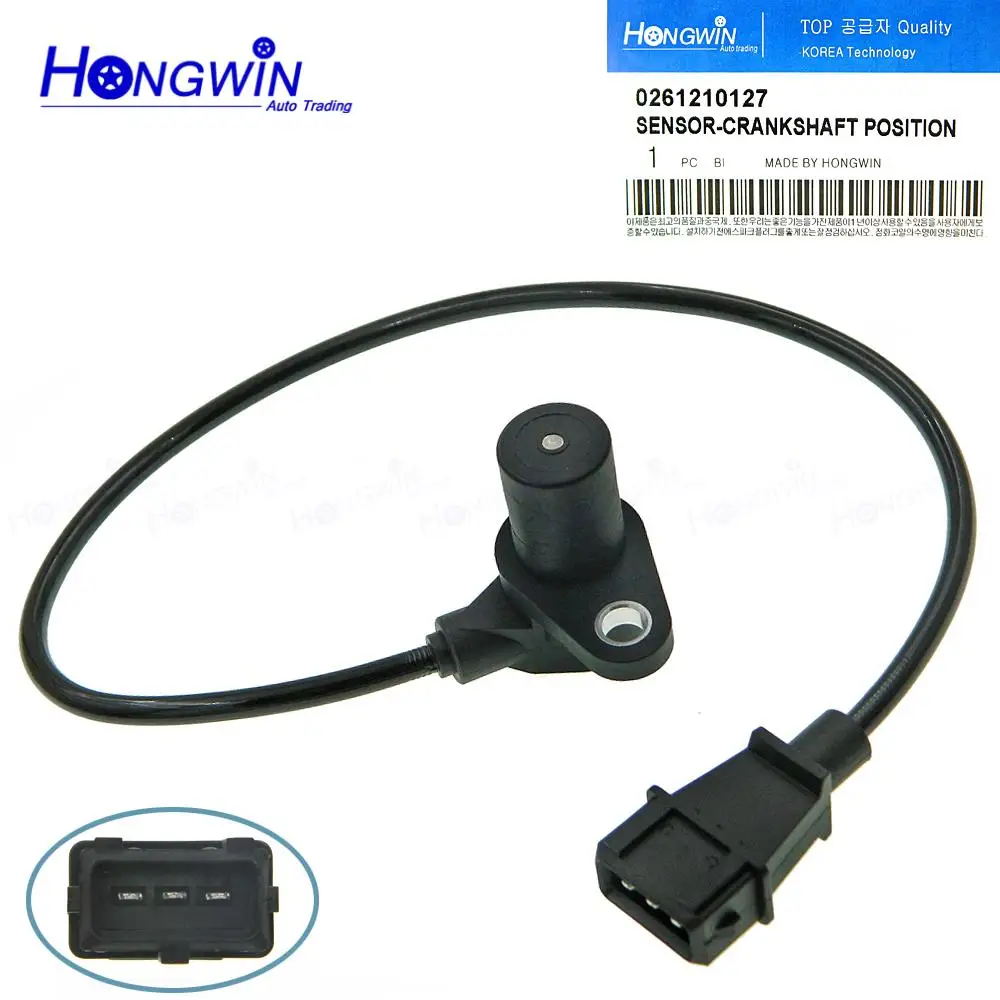 

0261210127 Crankshaft Position Sensor Fits Citroen Jumpy Peugeot Expert Fiat Fiorino Scudo 1.4 1.6 1920Y9, 46411427 ,1920.Y9